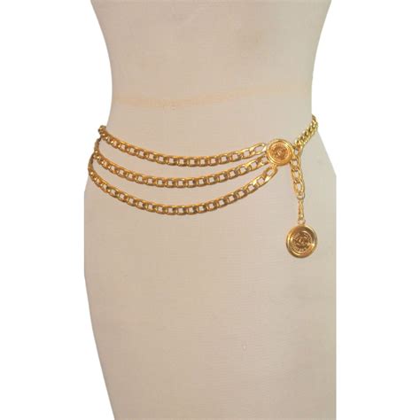 chanel belts chain|Chanel chain belt women.